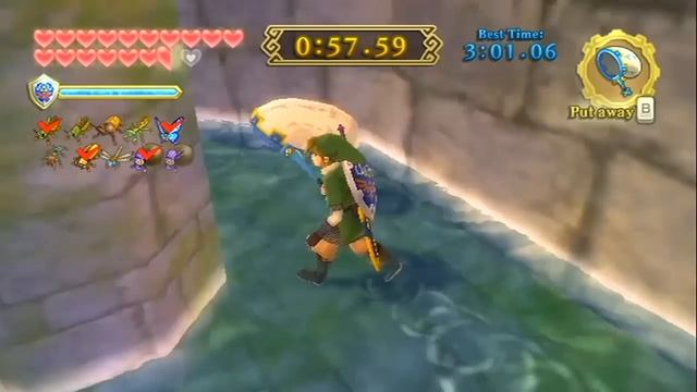 Zelda: Skyward Sword - Bug Paradise Island, The Perfect Run [HD] смотреть онлайн