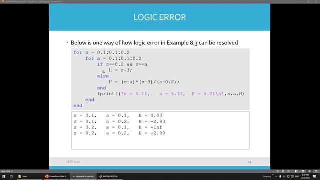 Ch8: Debugging (Syntax Error, Runtime Error) смотреть онлайн