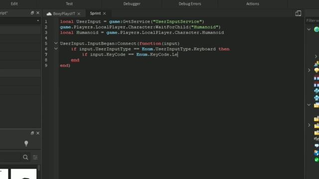 Roblox Studio Tutorial - HOW TO MAKE SHIFT TO SPRINT смотреть онлайн