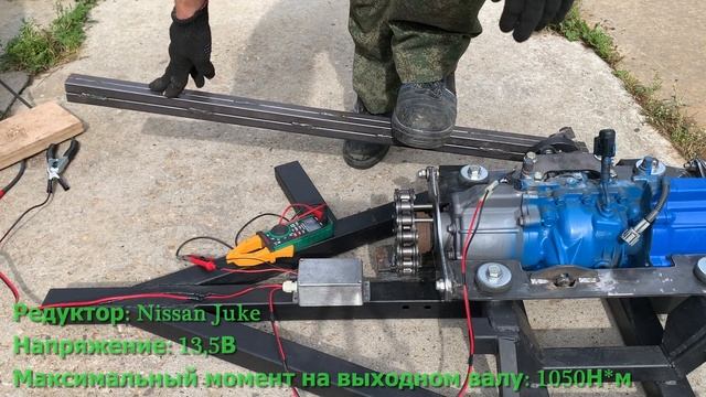 Фрикционный механизм поворота для гусеничного вездехода. Часть 2. Стенд. // Проект Вездеход Травник смотреть онлайн