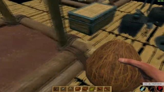 ВЫРАЩИВАЮ ПАЛЬМУ В ОКЕАНЕ НА ПЛОТУ!!! - RAFT #2 смотреть онлайн