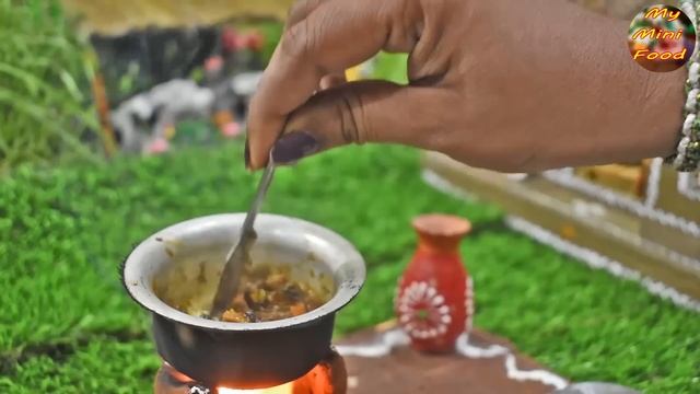 WOW.. Chicken Gravy | Miniature Chicken Curry with Rasam for Rice | MINI COOKING THE VILLAGE STYLE смотреть онлайн