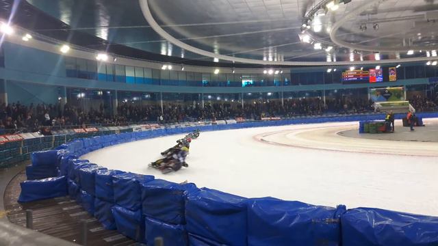ICESPEEDWAY WC 2017 - Crash Weber & Svensson Heerenveen 2017 смотреть онлайн