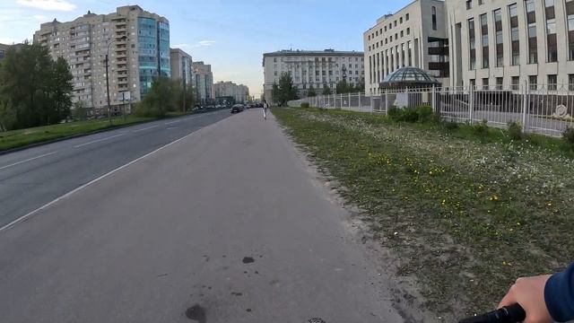 От Пулковского шоссе до Обводного канала на велосипеде смотреть онлайн
