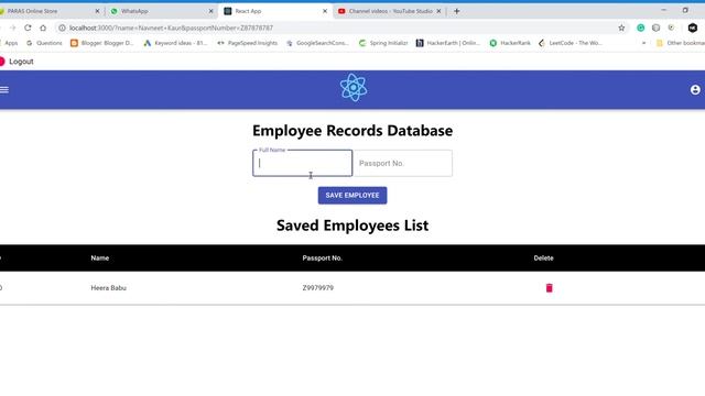Java Spring Boot and React Application part-2 смотреть онлайн