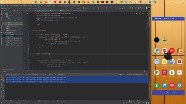 #110 Android Kotlin Development 2022 [Arabic] | RX Java Maybe смотреть онлайн