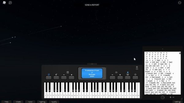 Minecraft OST - Living Mice | Roblox Virtual Piano Cover