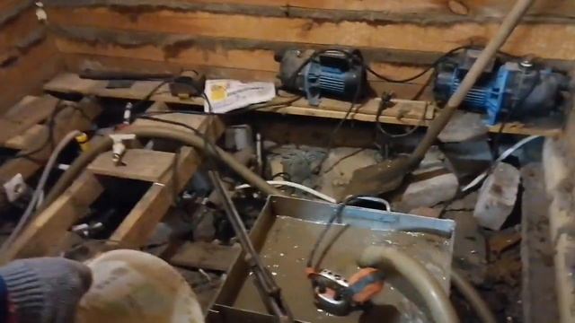 Бурение скважины 24 метра в помещении 63 пнд трубой | Well drilling | смотреть онлайн