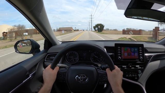 2021 Toyota Camry SE Nightshade AWD POV Drive w/ 3D Binaural Audio (ASMR) смотреть онлайн