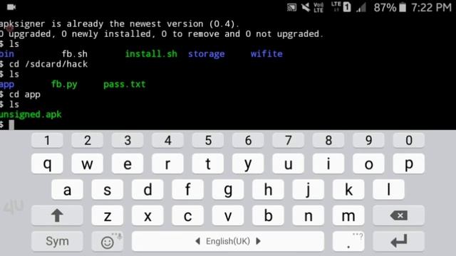 Sign Apk files on Termux | Android смотреть онлайн