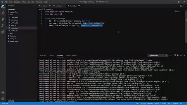Flask tutorial Session 5 смотреть онлайн