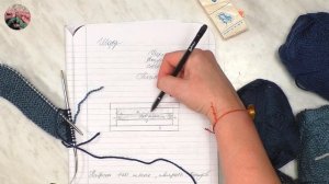 DIY Оригинальный полосатый #шарф спицами