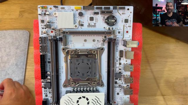 QIYIDA X99 D4 BRACA - UNBOXING  PLACA MÃE XEON PRA PC GAMER BARATO
