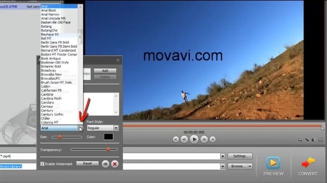 Converting a Video in Movavi Video Converter 11: Adding a Watermark смотреть онлайн