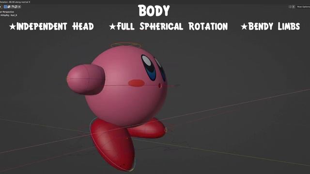 Toon Kirby WIP Rig Release (Blender 3.4) смотреть онлайн
