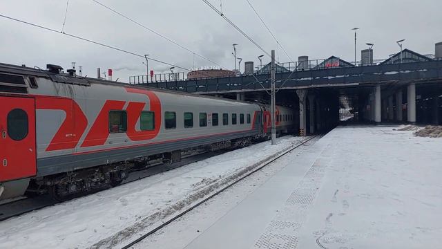 Отправление ЭП2К-241 с фирменным поездом №13/14 "Новокузнецк" Санкт-Петербург - Новокузнецк! смотреть онлайн