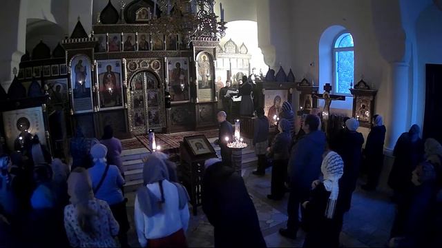 02.03.23. Великое повечерие с чтением Великого покаянного канона прп. Андрея Критского. смотреть онлайн