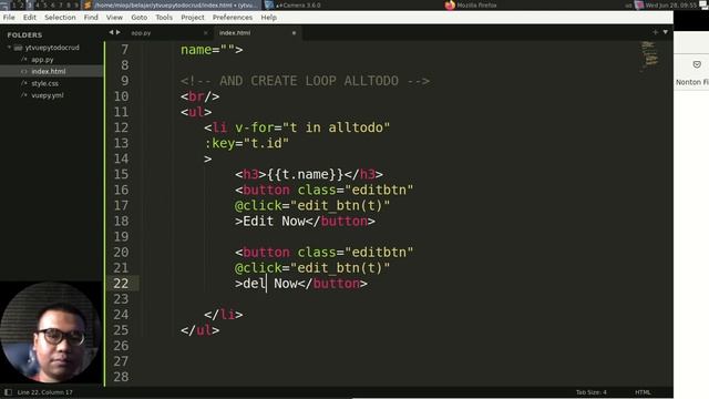 VuePy Tutorial - Create CRUD TODO Basic смотреть онлайн