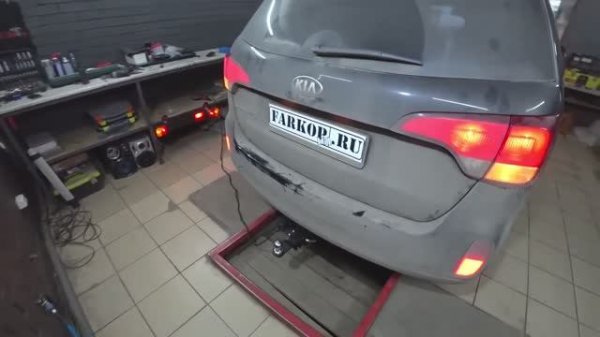 Монтажа фаркопа PT-Group на Kia Sorento 2015 г.в. (краткий обзор)