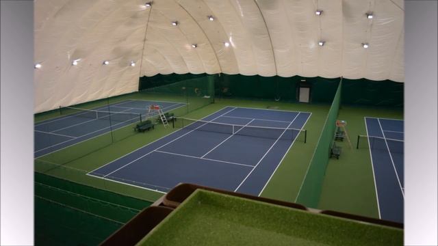 Покрытие теннисных кортов "Хард". Теннисный центр Новогорск 2. Покрытие DecoTurf. смотреть онлайн