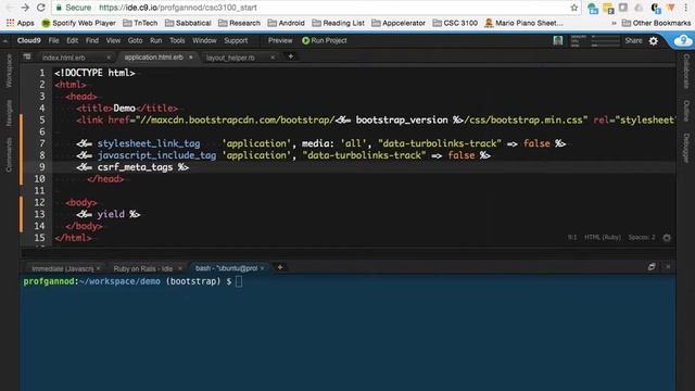 rails bootstrap смотреть онлайн