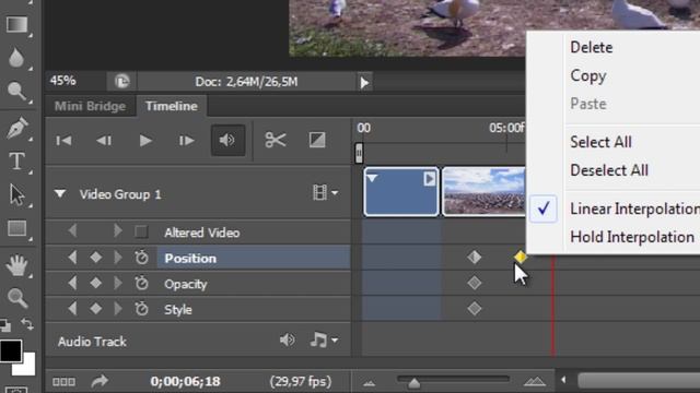 El editor de vídeo de Photoshop CS6 смотреть онлайн