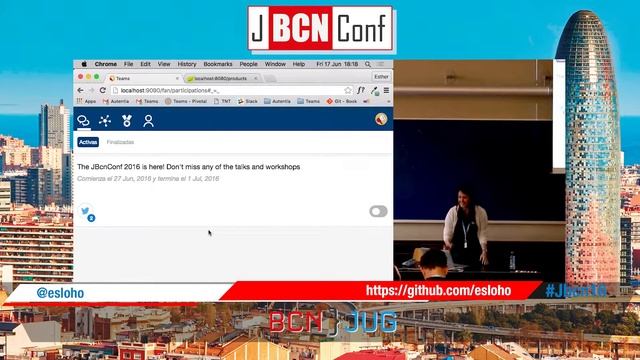 Geb+Spock: let your functional tests live long and prosper by Esther Lozano at JBCNConf 2016 смотреть онлайн
