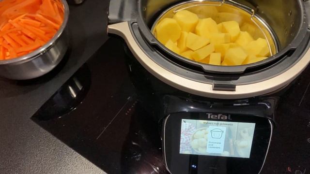 Gotowanie W Szybkowarze, TEFAL Cook4me Touch Wi-fi #1 Ziemniaki W 10 Minut
