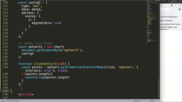 How to Create Clickable Bars that Updates Another Chart in Chart.js смотреть онлайн