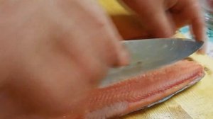 Блиц. Разделка солёной горбуши