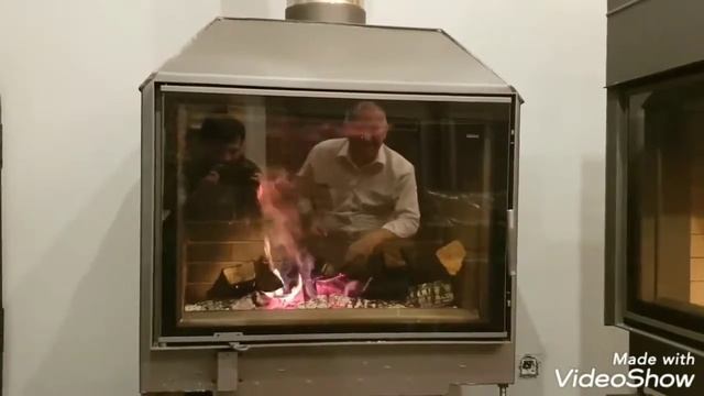 Горение топки ASTOV ПС 800 футировка шамот смотреть онлайн