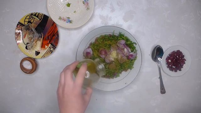 Салат с красной фасолью | Как вкусно приготовить красную фасоль | постное меню смотреть онлайн