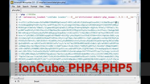 ioncube.PHP4.PHP5 смотреть онлайн