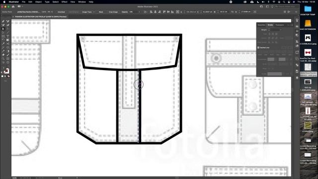 TECHNICAL DRAWING FOR FASHION: PART 4 - Creating a library of design details: zips, pockets & more смотреть онлайн