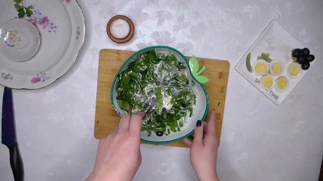 Салат «Здоровье» | Вкусный и полезный для здоровья зеленый салат смотреть онлайн