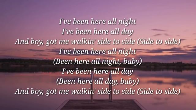 Ariana grande - side to side ||lyrics смотреть онлайн