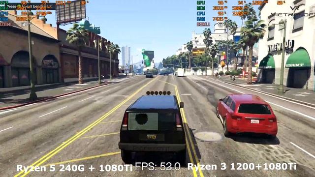 AMR Ryzen 3 1200 Vs AMD Ryzen 5 2400G in 10 Games смотреть онлайн