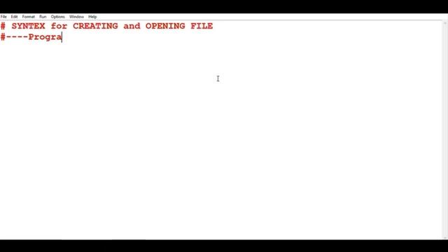 FILE HANDLING | PYTHON | OPEN AND CREATE. смотреть онлайн