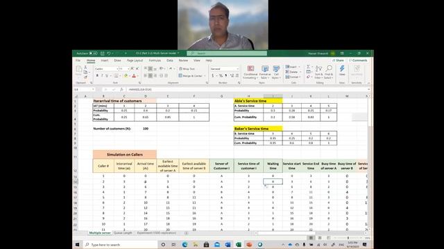 Ch 2 Part 3 2 Multi Server model in Excel смотреть онлайн