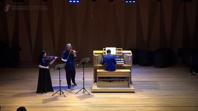 G. F. Handel Sonata for 2 violins and organ, HWV 393 смотреть онлайн