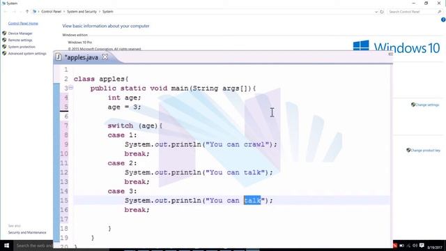 Java Programming Tutorial 12 Switch Statement -- learn java Course in 8 hours смотреть онлайн