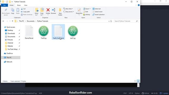 Python tutorial 21: Python Print To File by Manish Sharma смотреть онлайн