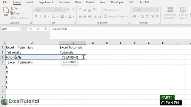 How to Remove Spaces in Excel | Remove Special Characters | Text Formulas смотреть онлайн