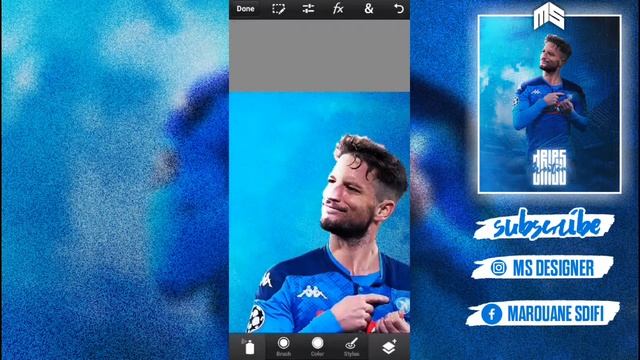 DRIES MERTENS | SPEEDART | FOOTBALL POSTER DESIGN (PS TOUCH & PIXELLAB) смотреть онлайн