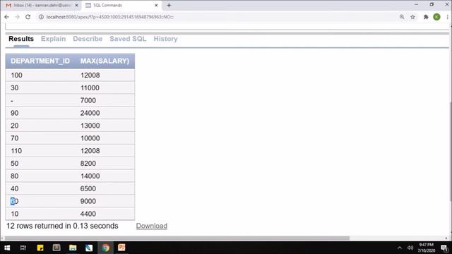 13 - Having clause in SQL смотреть онлайн