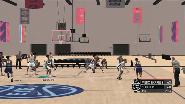 EYBL | MEBO EXPRESS VS OAKLAND SOLDIERS | NBA2K14 Mod смотреть онлайн