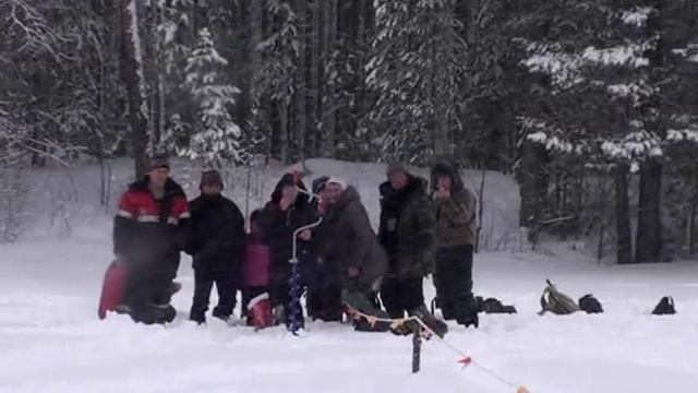 Фестиваль подледного лова рыбы озеро Вад 3 смотреть онлайн