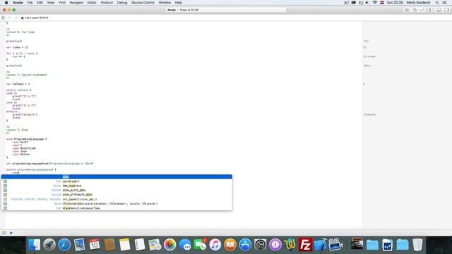 Let's Learn Swift 2.0 Lesson #8 - Enum / Enumeration смотреть онлайн