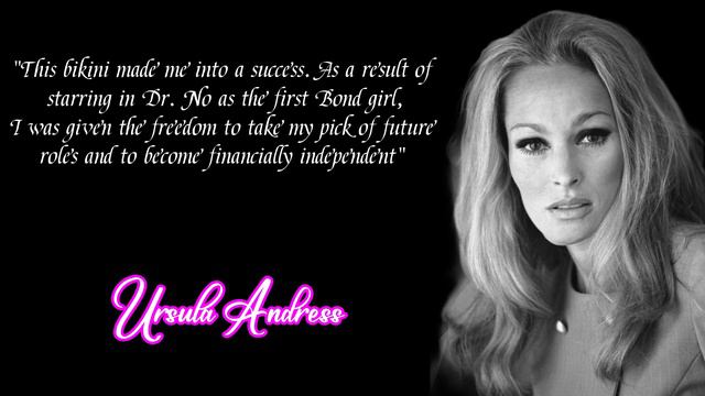 Ursula Andress Quotes, смотреть онлайн