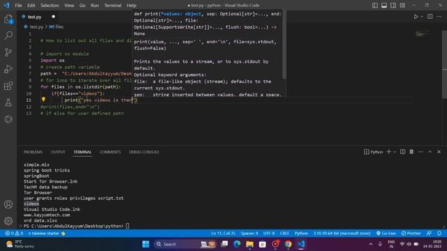 Python?How To Get List Of Files And Directories смотреть онлайн